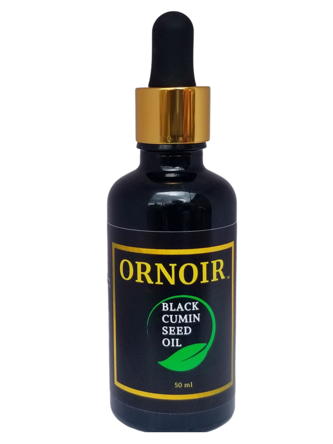 Ornoir Black Cumin Seed Oil, Organic 100% Pure and Natural, Vegan, Soothing, for Skin Health, Cuts, Wounds, Rashes, Irritation and also for Overall Hair & Scalp Health