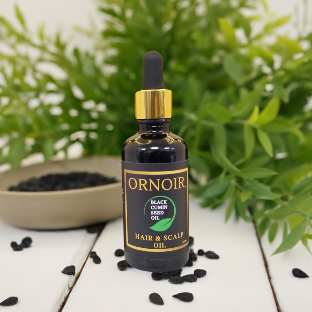 Ornoir Hair and Scalp Oil for Hair Treatment & Hair Growth, Black Cumin Seed Oil for Hair Repair, Hair Loss and Frizz Control