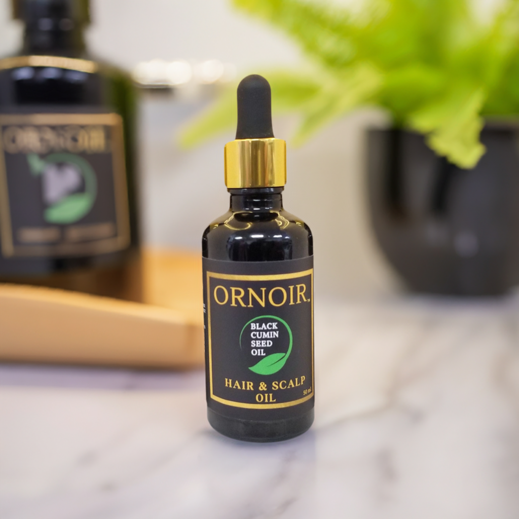 Ornoir Hair and Scalp Oil for Hair Treatment & Hair Growth, Black Cumin Seed Oil for Hair Repair, Hair Loss and Frizz Control