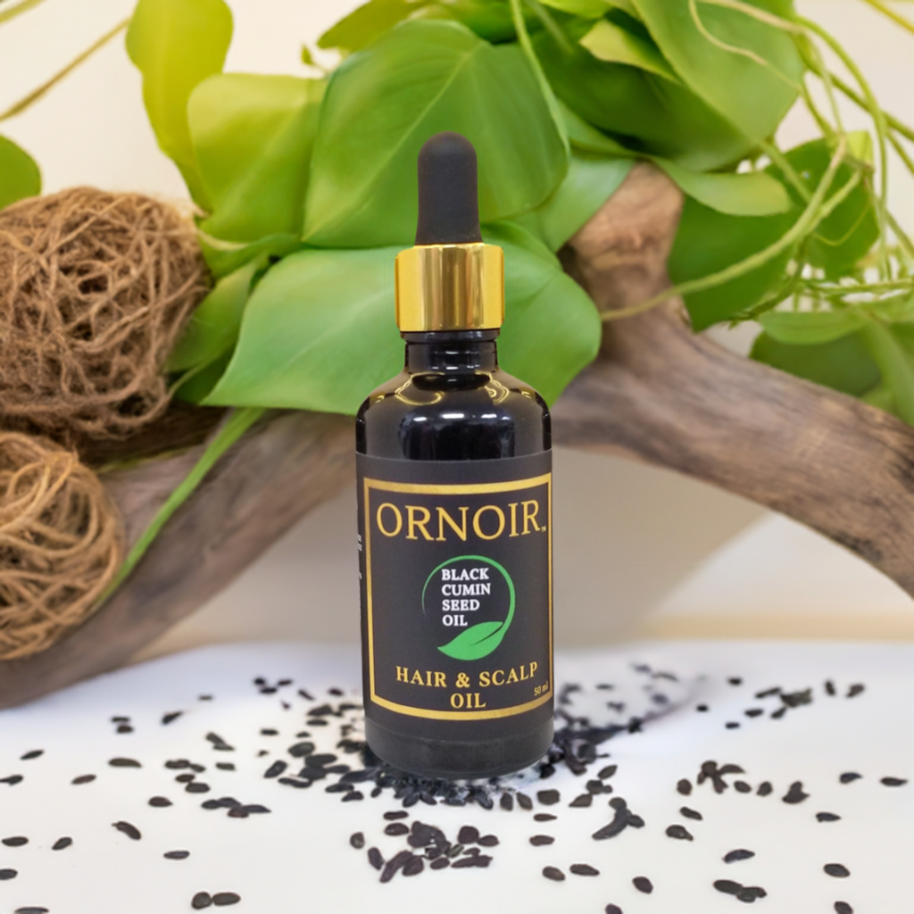 Ornoir Hair and Scalp Oil for Hair Treatment & Hair Growth, Black Cumin Seed Oil for Hair Repair, Hair Loss and Frizz Control