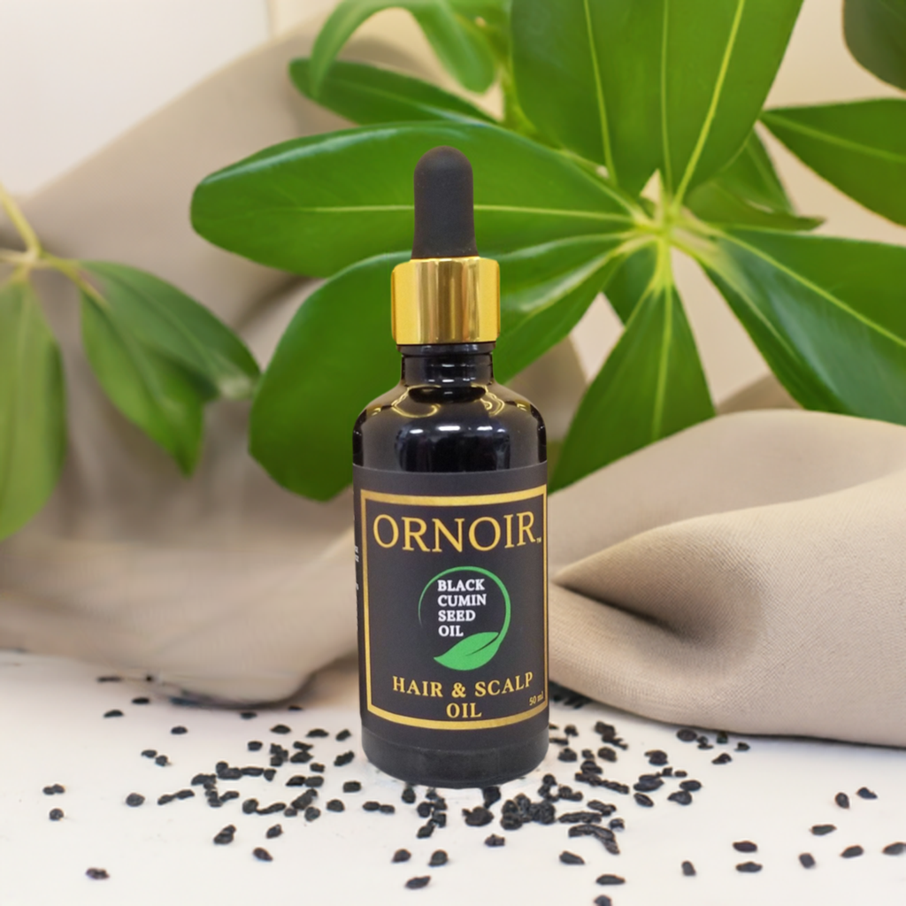Ornoir Hair and Scalp Oil for Hair Treatment & Hair Growth, Black Cumin Seed Oil for Hair Repair, Hair Loss and Frizz Control