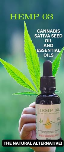Hemp 03 Sore Muscles Oil | Reduces the Appearance of Painful and Stiff Muscles and Joints