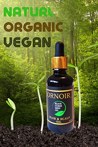Ornoir Hair and Scalp Oil for Hair Treatment & Hair Growth, Black Cumin Seed Oil for Hair Repair, Hair Loss and Frizz Control
