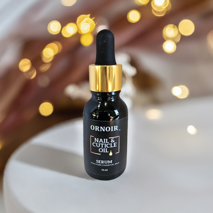 Ornoir Nail &amp; Cuticle Oil Serum | Promotes Overall Nail and Cuticle Wellness with Potent Essential Oils Soothing for Dry Damaged Nails and Cuticles