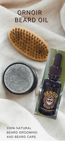 Ornoir Beard Oil | Promotes Overall Beard Wellness | Supports Smooth, Soft, and Groomed-Looking Beard | Hydrates and Conditions Beard