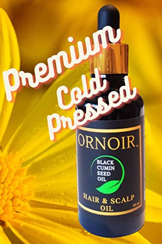 Ornoir Hair and Scalp Oil for Hair Treatment &amp; Hair Growth, Black Cumin Seed Oil for Hair Repair, Hair Loss and Frizz Control